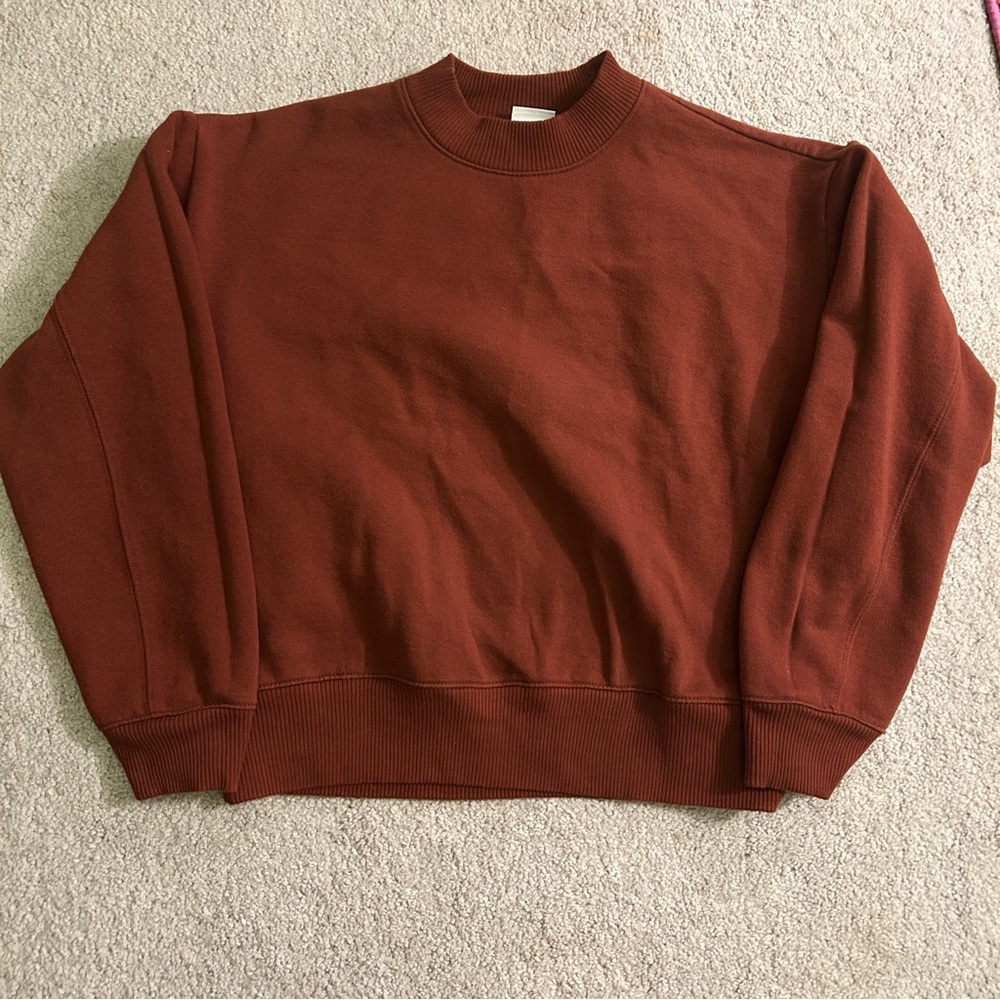 a new day Brick Crewneck Sweater